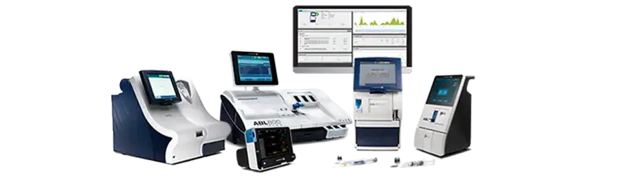 Radiometer product line - blood gas analyzers, syringes and IT POC solututions